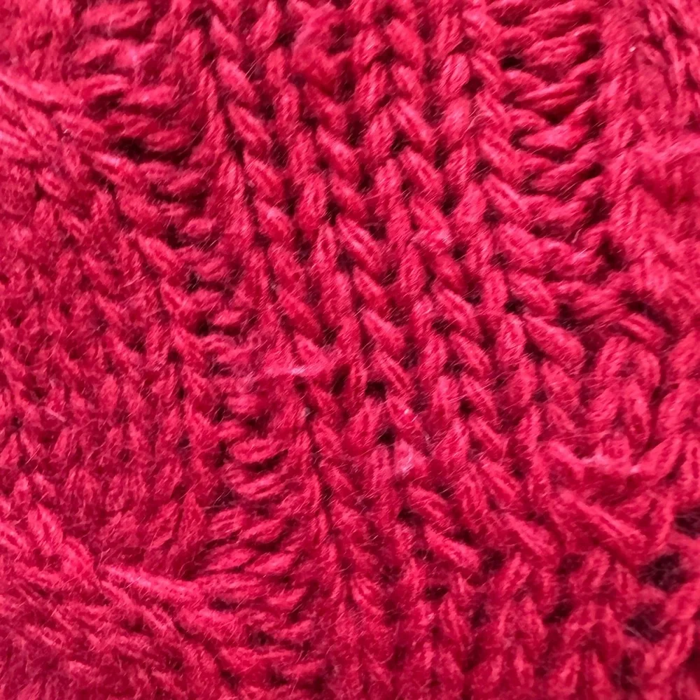 J. Crew Red Cable Knit Turtleneck Sweater medium wool blend